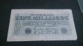 Колекционерска райх банкнота един милиард 1923година - 14635, снимка 1 - Нумизматика и бонистика - 29081055