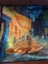 Шал с репродукция на картина на Ван Гог (Café Terrace at Night), снимка 8