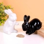 Керамичен комплект палави зайчета за сол и пипер, снимка 2
