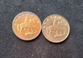 Монета 20 стотинки 1999 година дефектни, снимка 1