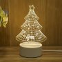 Холограмна LED лампа CREATIVE 3D Коледна елха, снимка 1 - Други - 38094381