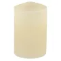 Декоративна LED свещ, Екрю, 5x6.5 cm, снимка 1