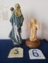 Стари статуетки, фигури с ангели-херувими, настолна лампа и мадони. , снимка 18