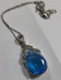 Колие с висулка с камък топаз, снимка 2