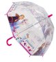 Чадър тип бастун за дъжд Детски автоматичен прозрачен Frozen II 67 см, снимка 3