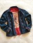 Дънково яке и блуза 134 / 140, снимка 1 - Детски якета и елеци - 42044891
