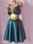 XL/2XL Черна кожена,къса пола , снимка 3
