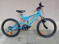 Продавам колела внос от Германия  детски алуминиев мтв велосипед PARALAX 20 INTERBIKE преден и заден, снимка 1 - Велосипеди - 30580141