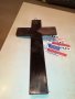 КРЪСТ С ХРИСТОС-ДЪРВО С ЕСТЕСТВЕН ФУРНИР И МЕД МЕСИНГОВ ОБКОВ L2504231749, снимка 17