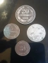 пълният лот от 2 и 1/2 ст., 5, 10 и 20 стотинки 1888г., снимка 1