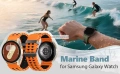 Samsung Galaxy Watch 7 6 5 4 3 / Pro / Classic / FE / MARINE Силиконова каишка, снимка 4