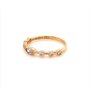 Златен дамски пръстен 1,44гр. размер:57 14кр. проба:585 модел:16699-3, снимка 2