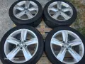 Лети джанти 17ки 5х112 VW + летни гуми 235/45/17, снимка 2