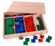 Дървен комплект Монтесори за ранно обучение математика в кутия , снимка 4
