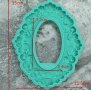 Елипс Овал Голяма рамка силиконов молд форма декорация торта фондан гипс, снимка 2