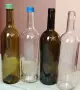 Бутилки стъклени чисти за тапа и с капачка, снимка 2
