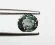 Рядък зелен сапфир с променящ се цвят - 1.10кт.! Сертифициран! Нов!, снимка 12