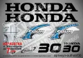 HONDA 25 hp Хонда извънбордови двигател стикери надписи лодка яхта, снимка 9