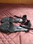 Черни кожени сандали , снимка 1 - Сандали - 36765745