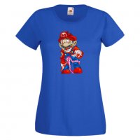 Дамска тениска Mario Zombie 6 Игра,Изненада,Подарък,Празник,Повод, снимка 7 - Тениски - 37238177