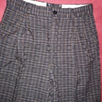 Нов мъжки юношески зимен панталон каре размер S-M, снимка 5 - Панталони - 31614048
