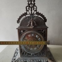 Стар настолен часовник, снимка 7 - Антикварни и старинни предмети - 42224182