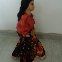 № 7165 стара кукла  - височина 32 см   - синтетика , текстил, снимка 4 - Други ценни предмети - 42421819