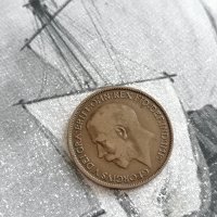 Монета - Великобритания - 1/2 (половин) пени | 1924г., снимка 2 - Нумизматика и бонистика - 38814616
