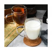 2963 Чаша от двустенно стъкло за топли, студени напитки и кафе, снимка 11 - Чаши - 34264761