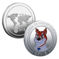 Шиба Ину монета / Shiba Inu: The Dogecoin Killer coin ( SHIB ) - Silver, снимка 1 - Нумизматика и бонистика - 38846621
