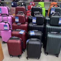 пътнически куфар+авио чанта лек здрав 100%ABS 55/39/20 4ри колела 360°, снимка 2 - Куфари - 44792376