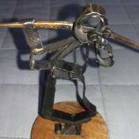 Стар български сувенир от ковано желязо, снимка 4 - Други ценни предмети - 39254590