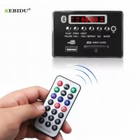 KEBIDU Аудио Плейър 5V/12 V модул за вграждане Bluetooth 5.0FM, TF,Mp3, снимка 2 - Аудиосистеми - 29546893