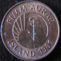 5 аурар 1981, Исландия, снимка 2 - Нумизматика и бонистика - 31975295