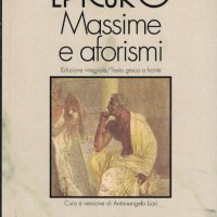 EPICURO - Massime e aforismi /Епикур - Древногръцки афоризми/, снимка 1 - Художествена литература - 31907561