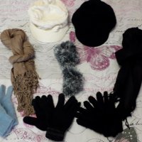 Шал,шапка и ръкавици, снимка 1 - Шапки - 30417877