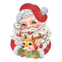 4262 3D хартиена коледна украса за стена Merry Christmas, 50 cm, снимка 3 - Декорация за дома - 42916049