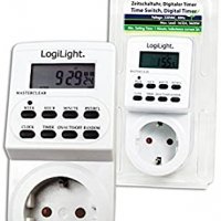 LogiLight - Дигитален Taймер за контакт с капак indoor / outdoor 3600W , 290гр , Чисто нови , , снимка 3 - Други стоки за дома - 28341647