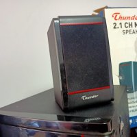 thunder 2.1 ths c285u  Тонколони - цена 55лв 25W (15W + 2x5W), USB, SD Card, дистанционно -състояние, снимка 4 - Тонколони - 35337379