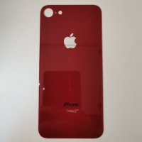 Заден капак, панел стъкло за iPhone 8 / Червен, снимка 1 - Резервни части за телефони - 37760408