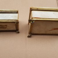 Мраморна кутия за бижута 2 бр, снимка 4 - Антикварни и старинни предмети - 39511835