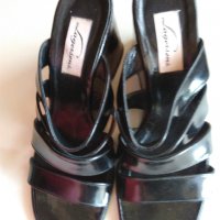 Елегантни кожени чехли LAGERSONS, Швеция, размер 37, снимка 1 - Дамски елегантни обувки - 29292489