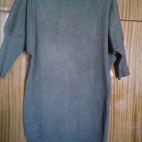 Сива дълга блуза, снимка 1 - Туники - 32075739