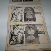 Луксозен семеен албум с 43 фотографии от 1907г.- 1910г., снимка 5 - Други ценни предмети - 36552220