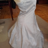 Официална рокля в светло сив цвят със сиви пайетки, снимка 6 - Рокли - 44757091