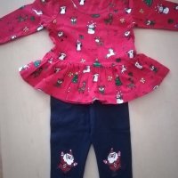 Коледен комплект за момиче , снимка 8 - Комплекти за бебе - 42054743