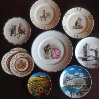 Английска колекционерска порцеланова чиния Тауър бридж , снимка 3 - Колекции - 44788976