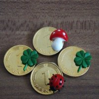 Немски монети на щастието , снимка 2 - Нумизматика и бонистика - 29986179