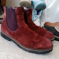 дамски боти N- 39 - 40 original basic GABOR® ,100% естествена кожа - велур, made in PORTOGAL, снимка 3 - Дамски боти - 44242449