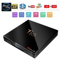 Комплект Смарт TV Box T10 четириядрен 4K мрежов плейър ,HDMI , Wi-Fi , Internet TV 4K + SD Card 8 GB, снимка 3 - Плейъри, домашно кино, прожектори - 31250169